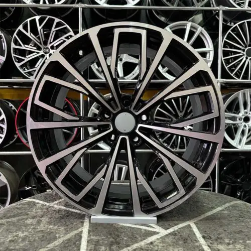 19 inç 5x112 Audi S Line Siyah Elmas Kesim Jant Modeli (4 Adet)