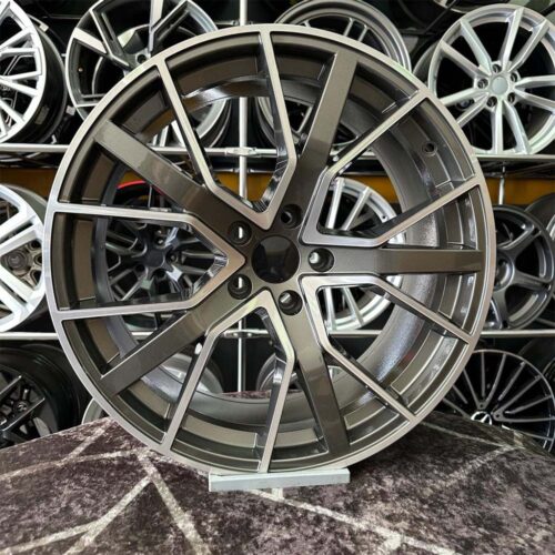 19 inç 5x112 Audi Gun Metal Elmas Kesim Jant Modeli (4 Adet)