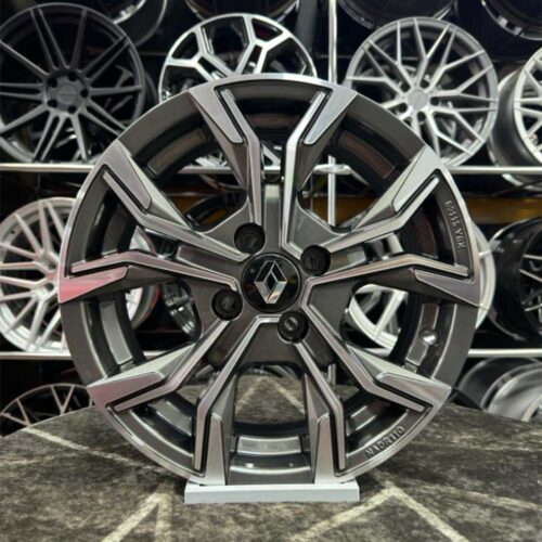15 inç 4x100 Clio İcon Gun Metal Elmas Kesim Jant Modeli (4 Adet) 15 inç 4x100 Clio İcon Gun Metal Elmas Kesim Jant Modeli (4 Adet)