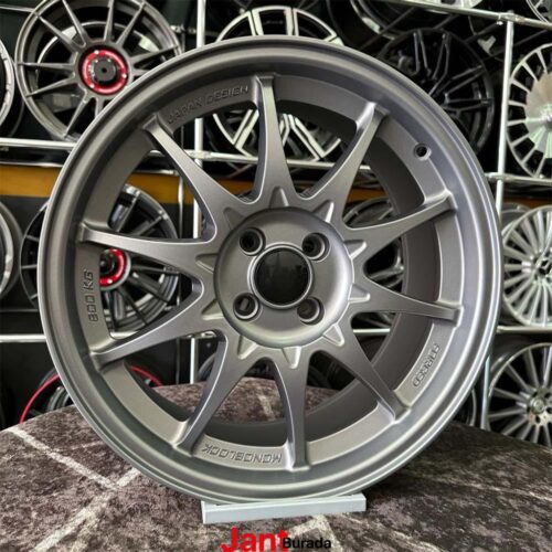 17 inç 4x100 Monoblok Gun Metal Jant Modeli (4 Adet)