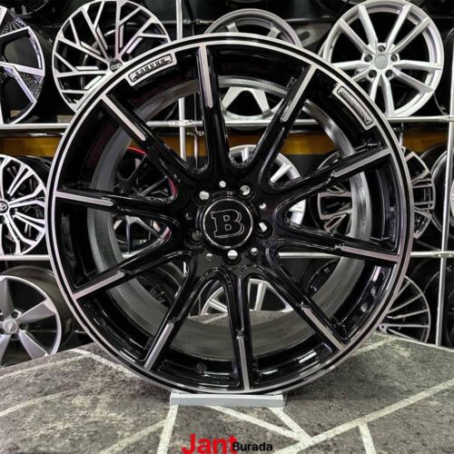 19 inç 5x112 Mercedes Brabus Siyah Elmas Kesim Jant Modeli (4 Adet) 19 inç 5x112 Mercedes Brabus Siyah Elmas Kesim Jant Modeli (4 Adet)