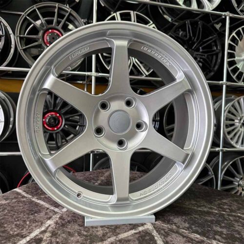 18 inç 5x100 Volk T37 Gümüş Jant Modeli (4 Adet)