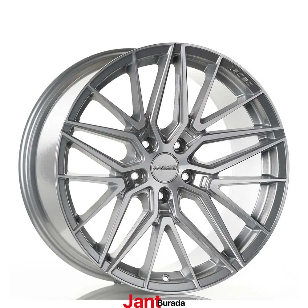 18 inç 5x112 Arceo Sevilla Gümüş Elmas Kesim Jant Modeli (4 Adet)