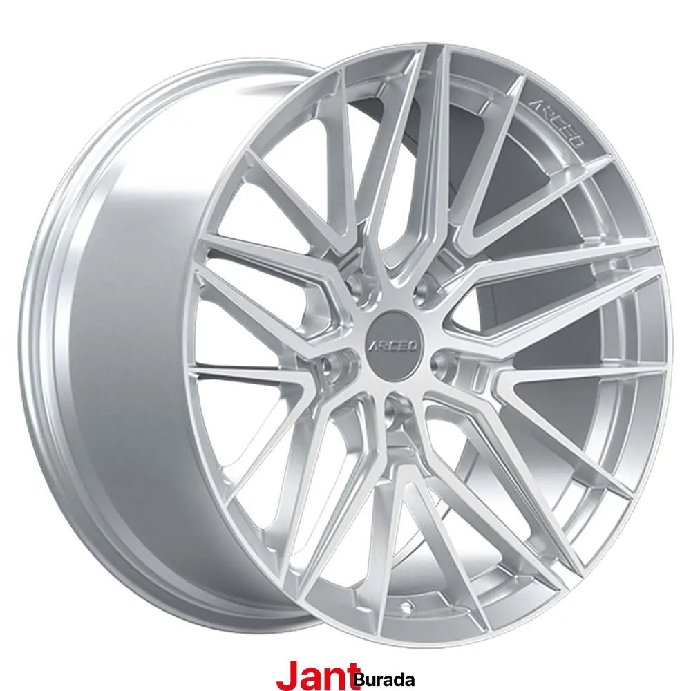 18 inç 5x112 Arceo Sevilla Gümüş Elmas Kesim Jant Modeli (4 Adet)