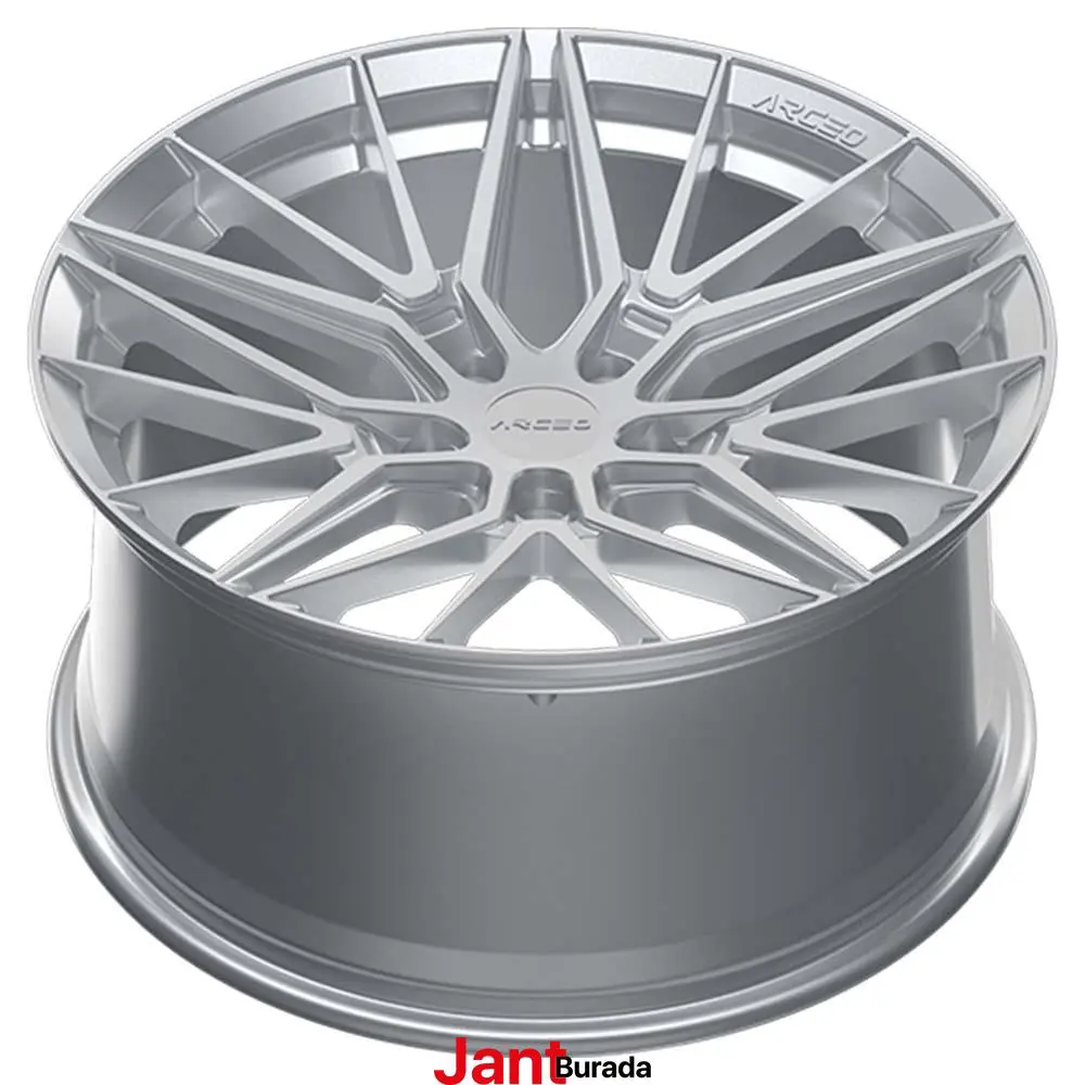 18 inç 5x112 Arceo Sevilla Gümüş Elmas Kesim Jant Modeli (4 Adet)