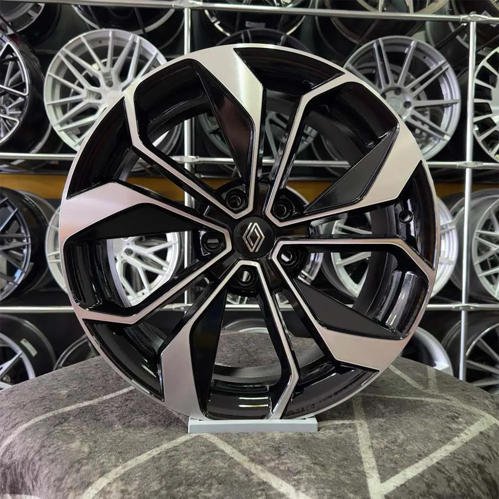 18 inç 5x114.3 Magane 4 İcon Siyah Elmas Kesim Jant Modeli (4 Adet)