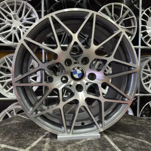 18 inç 5x120 BMW Gun Metal Elmas Kesim Jant Modeli (4 Adet)