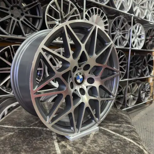 18 inç 5x120 BMW Gun Metal Elmas Kesim Jant Modeli (4 Adet)