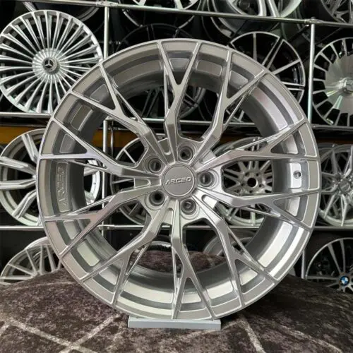 18 inç 5x108 Arceo Roma Gümüş Elmas Kesim Jant Modeli (4 Adet)