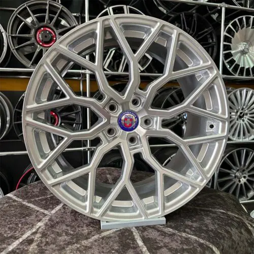 18 inç 5x112 Vossen HF2 Gümüş Elmas Kesim Jant Modeli (4 Adet)