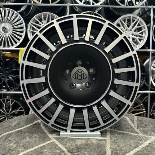 18 inç 5x112 Maybach Siyah Elmas Kesim Jant Modeli (4 Adet)