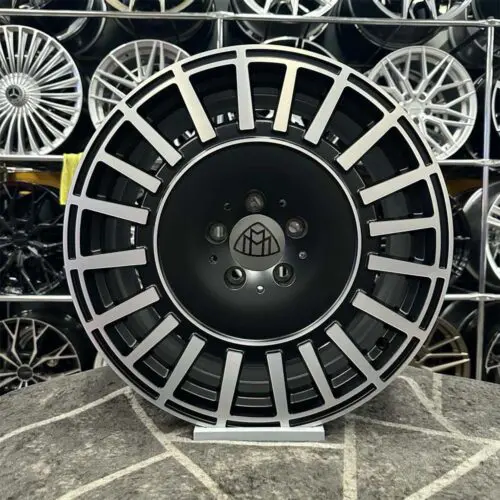 18 inç 5x112 Maybach Siyah Elmas Kesim Jant Modeli (4 Adet)