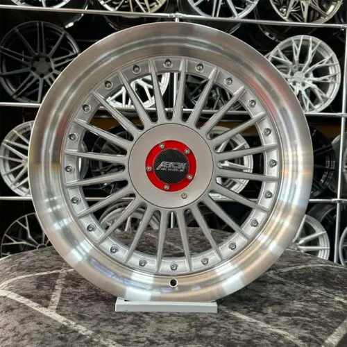 17 inç 5x112 Alpina Gümüş Jant Modeli 8-9 Ofset (4 Adet)