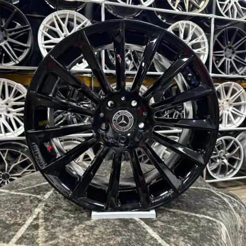 18 inç 5x112 Mercedes S Glass Siyah Jant Modeli (4 Adet)