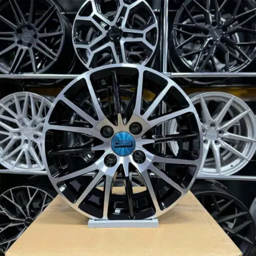 14 inç 4x100 CMS Siyah Elmas Kesim Jant Modeli (4 Adet)