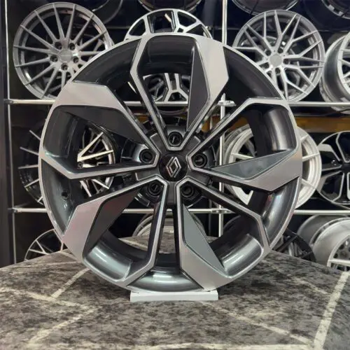18 inç 5x114.3 Magane İcon Gun Metal Elmas Kesim Jant Modeli (4 Adet)