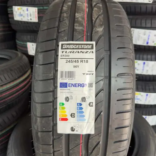 245/45 R18 96Y Bridgestone TURANZA ER300 RFT Yazlık Lastik 2024 Üretim