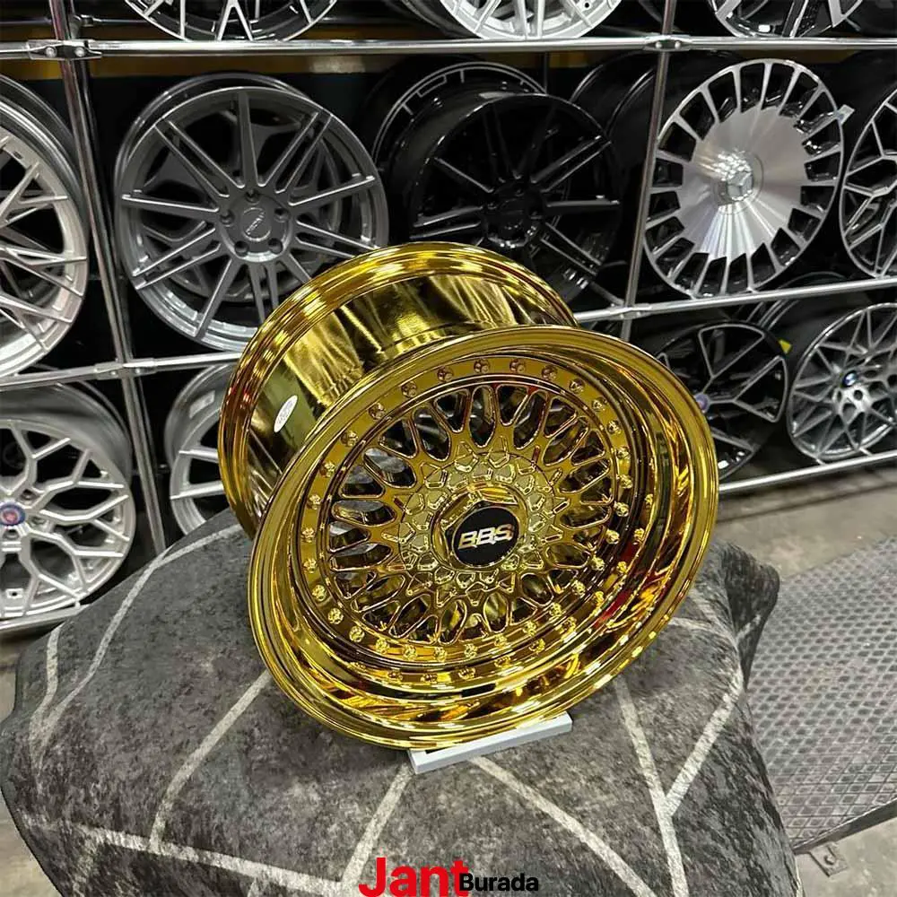 16 inç 4x100 BBS RS2 Gold Krom Jant Modeli (4 Adet)