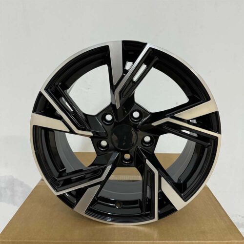 15 inç 5x112 VW Siyah Elmas Kesim Jant Modeli (4 Adet)