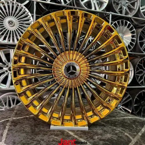 19 inç 5x112 MAYBACH Gold Krom Jant Modeli (4 Adet)
