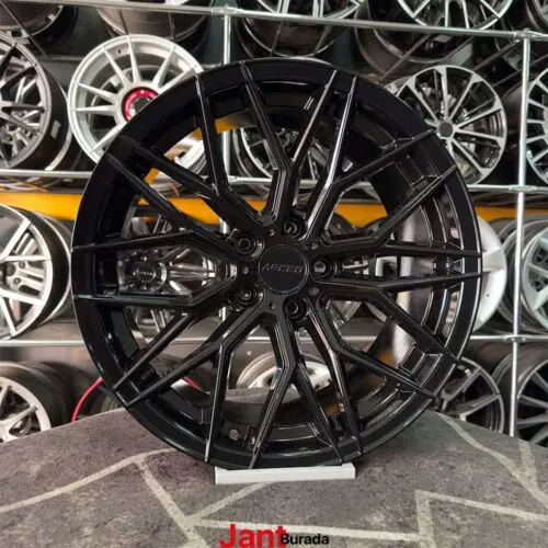 20 inç 5x112 Arceo Valencia Siyah Jant Modeli (4 Adet)