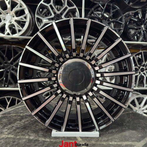 15 inç 4x100 Clio Siyah Elmas Kesim Jant Modeli (4 Adet)