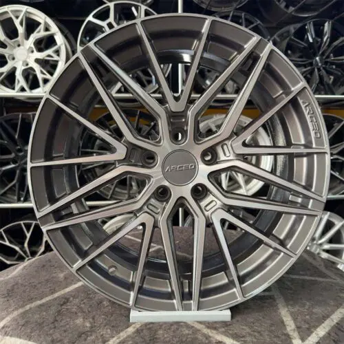 18 inç 5x114.3 Arceo Sevilla Gun Metal Elmas Kesim Jant Modeli (4 Adet)