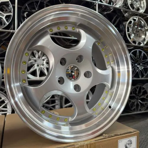 17 inç 5x120 Başken E32 E36 E92 Gümüş Jant Modeli (4 Adet)