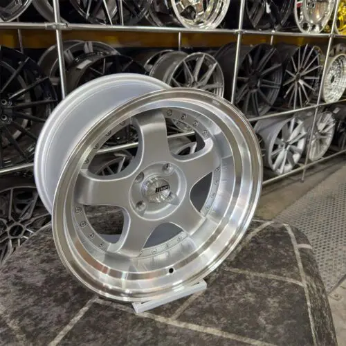 16 inç 4x100 SSR 9-10 Ofset Krom Jant Gümüş Jant Modeli (4 Adet)