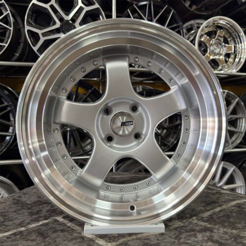 16 inç 4x100 SSR 9-10 Ofset Krom Jant Gümüş Jant Modeli (4 Adet)