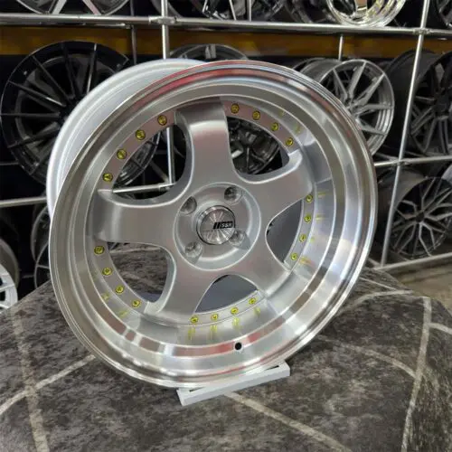 16 inç 4x100 SSR 9-10 Ofset Krom Jant Gümüş Jant Modeli (4 Adet)