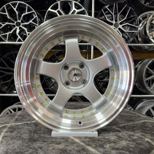 16 inç 4x100 SSR 9-10 Ofset Krom Jant Gümüş Jant Modeli (4 Adet)