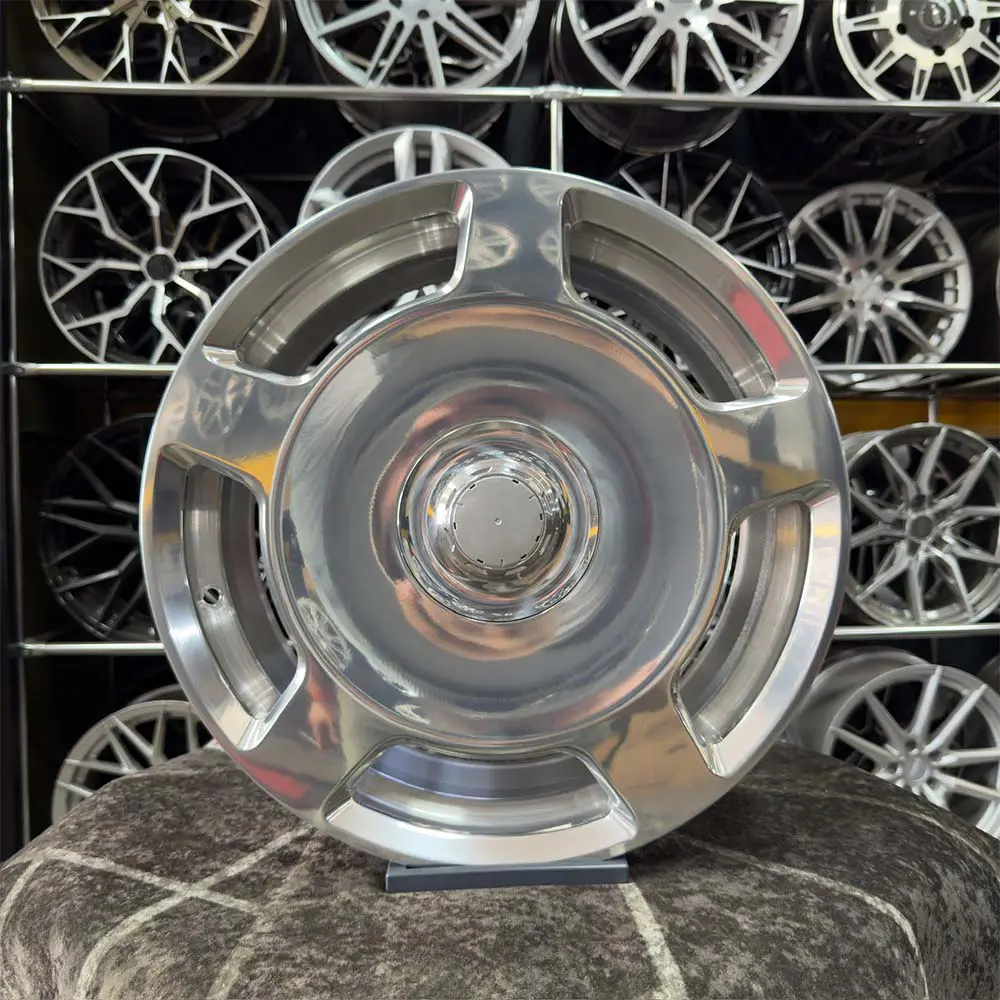 18 inç 5x112 Maybach Polisaj Gümüş Jant Modeli (4 Adet)