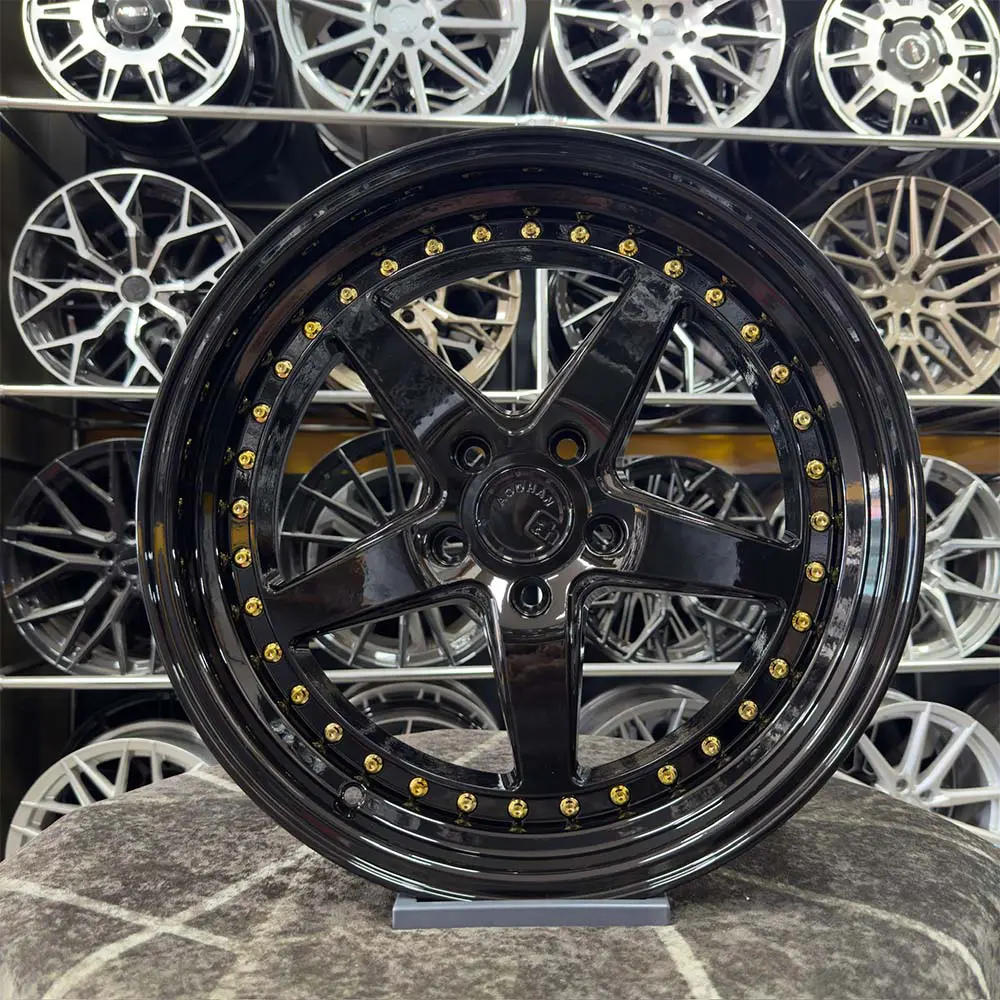 18 inç 5x114.3 Aodhan Siyah Jant Modeli (4 Adet)