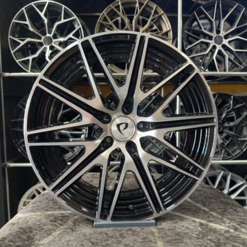 19 inç 5x112 Mercedes Siyah Elmas Kesim Jant Modeli (4 Adet)