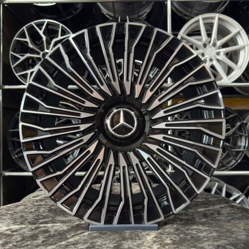 19 inç 5x112 Mercedes Siyah Elmas Kesim Jant Modeli (4 Adet)