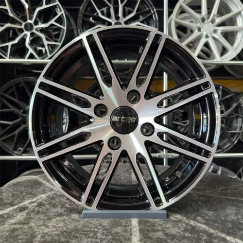14 inç 4x108 Arceo Siyah Elmas Kesim Jant Modeli (4 Adet)