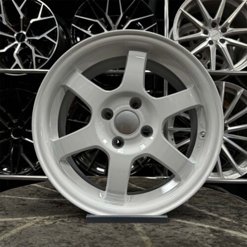 15 inç 4x100 Volk T37 Beyaz Jant Modeli (4 Adet)