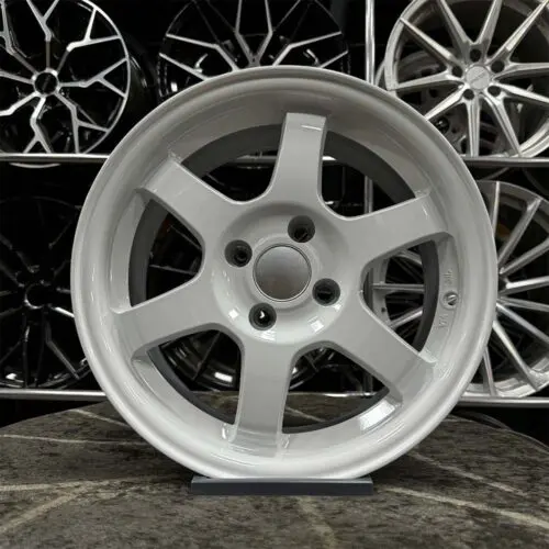 15 inç 4x100 Volk T37 Beyaz Jant Modeli (4 Adet)