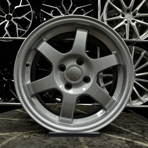 15 inç 4x100 Volk T37 Gümüş Jant Modeli (4 Adet)