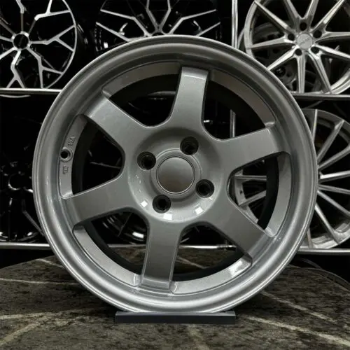 15 inç 4x100 Volk T37 Gümüş Jant Modeli (4 Adet)