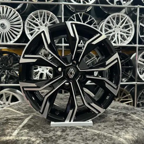 16 inç 4x100 Clio İcon Siyah Elmas Kesim Jant Modeli (4 Adet)