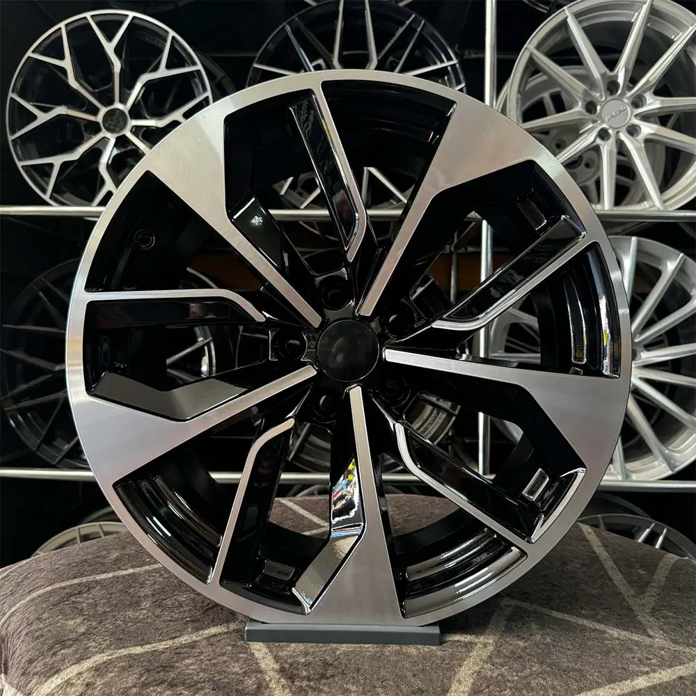 18 inç 5x112 Audi Siyah Elmas Kesim Jant Modeli (4 Adet)