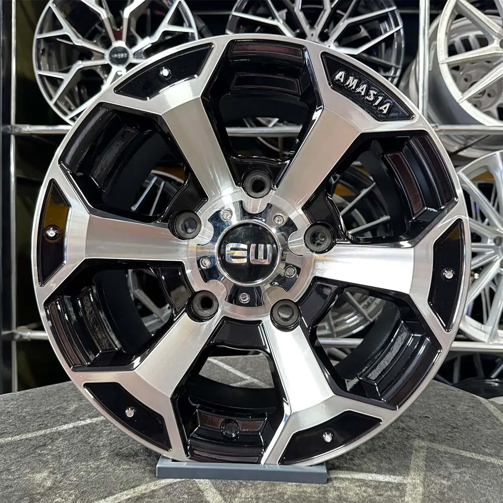16 inç 5x160 Transit Siyah Elmas Kesim Jant Modeli (4 Adet)