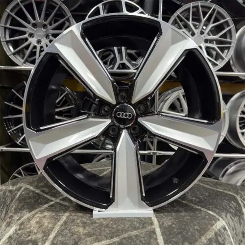 16 inç 5x112 Babayaga RS5 Siyah Elmas Kesim Jant Modeli (4 Adet)