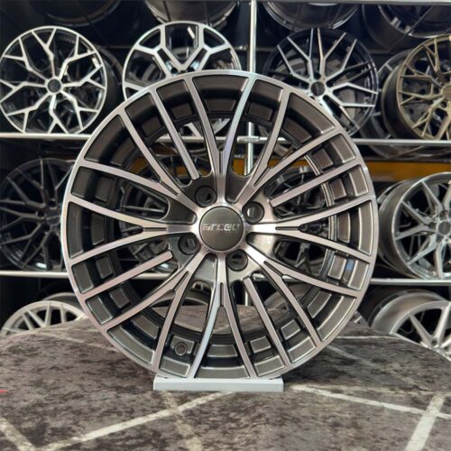14 inç 4x108 Arceo Gun Metal Elmas Kesim Jant Modeli (4 Adet)