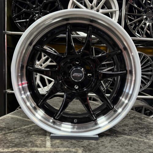 15 inç 4x100 Clio Siyah Elmas Kesim Jant Modeli (4 Adet)