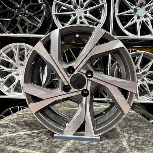 16 inç 4x100 Clio İcon Gun Metal Elmas Kesim Jant Modeli (4 Adet)