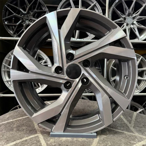 17 inç 5x114.3 Magane İcon Gun Metal Elmas Kesim Jant Modeli (4 Adet)
