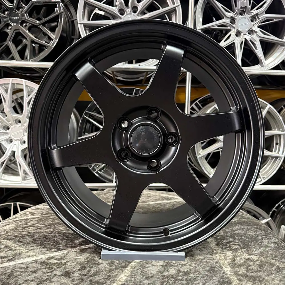 17 inç 5x114.3 Volk T37 Siyah Jant Modeli (4 Adet)